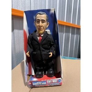 President George W. Bush Superstar! Singing and Dancing Doll NIB